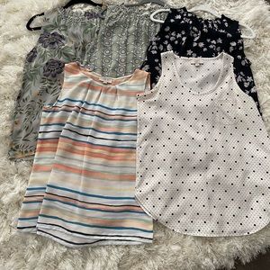 Lot 5 LOFT Blouses no sleeve